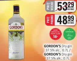 CBA GORDON'S Dry gin 37.5% alc. Ofertă