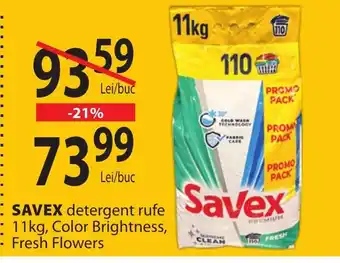 CBA SAVEX detergent rufe Savex, Color Brightness, Fresh Flowers Ofertă