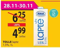 CBA TOLLE lapte 1.5% Ofertă