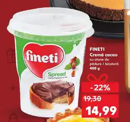 Kaufland FINETI Cremă cacao Ofertă