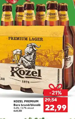 Kaufland KOZEL PREMIUM Bere brunǎ/blondă Ofertă