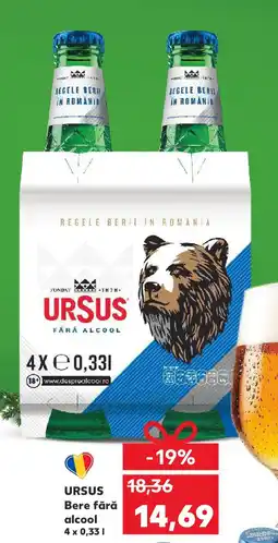 Kaufland URSUS Bere fără alcool Ofertă