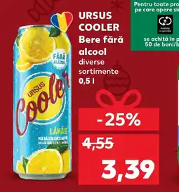 Kaufland URSUS COOLER Bere fără alcool Ofertă
