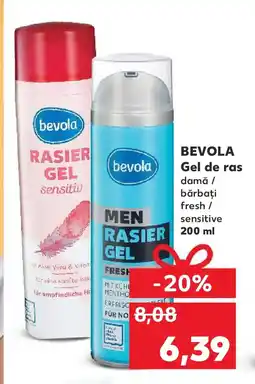 Kaufland BEVOLA Gel de ras Ofertă
