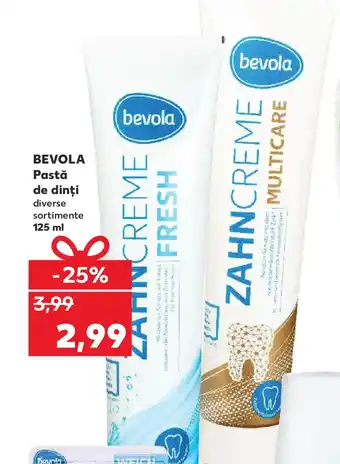 Kaufland BEVOLA Pastă de dinți Ofertă