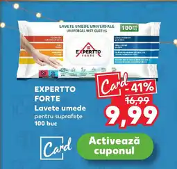 Kaufland EXPERTTO Forte Lavete umede Ofertă
