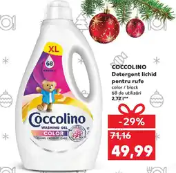 Kaufland COCCOLINO Detergent lichid pentru rufe Ofertă