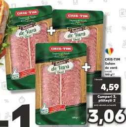 Kaufland CRIS-TIM Salam de Vară Uscat Ofertă