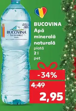 Kaufland BUCOVINA Ара minerală naturală Ofertă