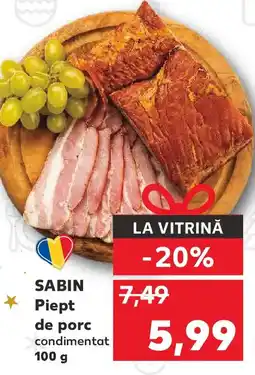 Kaufland SABIN Piept de porc condimentat Ofertă