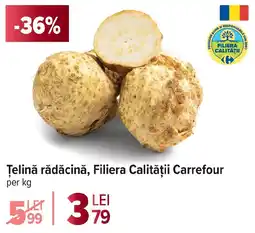 Carrefour Ţelină rădăcină, Filiera Calității Carrefour Ofertă