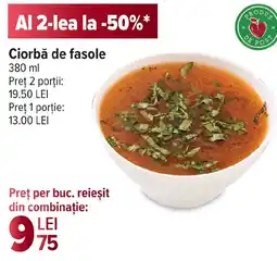 Carrefour Ciorbă de fasole Ofertă