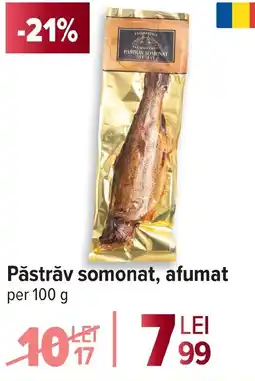 Carrefour Păstrăv somonat, afumat Ofertă