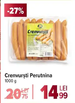 Carrefour Crenvursti Perutnina Ofertă