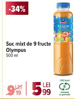 Carrefour Suc mixt de 9 fructe Olympus Ofertă