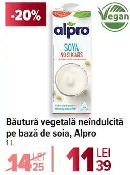 Carrefour Băutură vegetală neîndulcită pe bază de soia, Alpro Ofertă