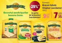 Carrefour Brânză feliată Original Leerdamer Ofertă