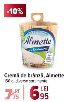 Carrefour Cremă de brânză, Almette Ofertă