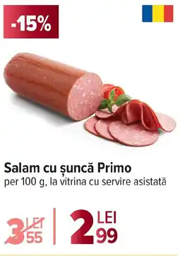 Carrefour Salam cu şuncă Primo Ofertă