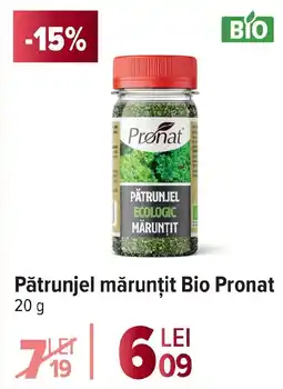 Carrefour Pătrunjel mărunţit Bio Pronat Ofertă