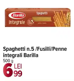 Carrefour Spaghetti n.5/Fusilli/Penne integrali Barilla Ofertă