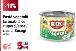 Carrefour Pastă vegetală tartinabilă cu ciuperci/ardei/ clasic, Bucegi Ofertă
