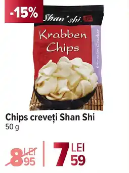 Carrefour Chips creveţi Shan Shi Ofertă