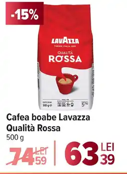 Carrefour Cafea boabe Lavazza Qualità Rossa Ofertă