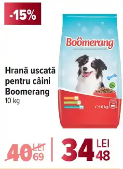Carrefour Hrană uscată pentru câini Boomerang Ofertă