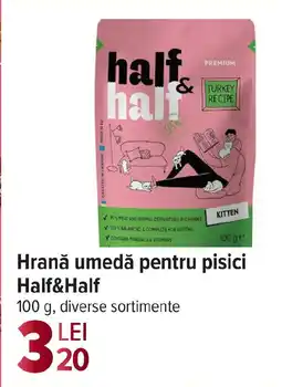 Carrefour Hrană umedă pentru pisici Half&Half Ofertă