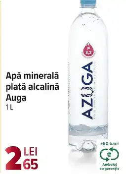 Carrefour Apă minerală plată alcalinǎ Auga Ofertă