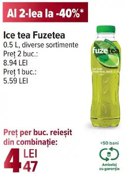 Carrefour Ice tea Fuzetea Ofertă