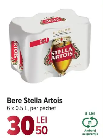 Carrefour Bere Stella Artois Ofertă