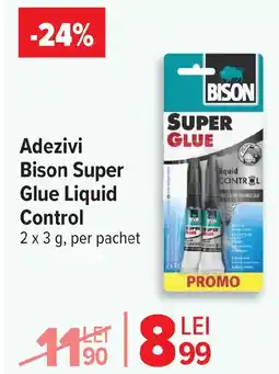 Carrefour Adezivi Bison Super Glue Liquid Control Ofertă