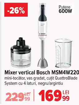 Carrefour Mixer vertical Bosch MSM4W220 Ofertă
