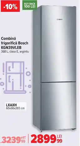 Carrefour Combină frigorifică Bosch KGN39VLEB Ofertă