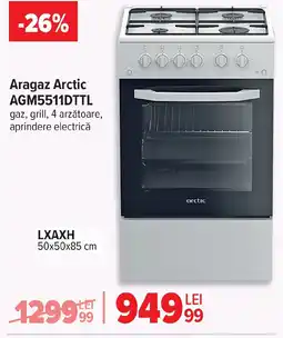 Carrefour Aragaz Arctic AGM5511DTTL Ofertă
