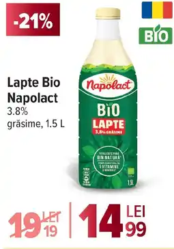 Carrefour Market Lapte Bio Napolact Ofertă