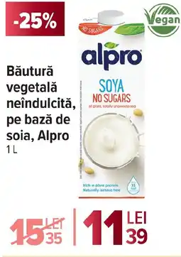 Carrefour Market Băutură vegetală neîndulcită, pe bază de soia, Alpro Ofertă