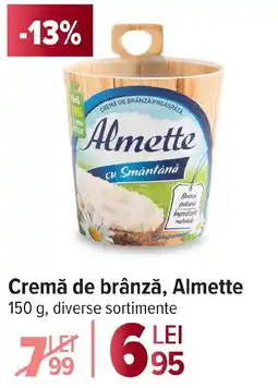 Carrefour Market Cremă de brânză, Almette Ofertă