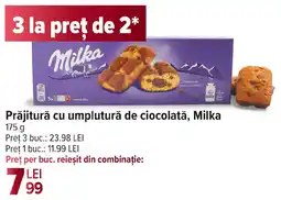 Carrefour Market Prăjitură cu umplutură de ciocolată, Milka Ofertă
