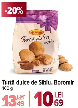 Carrefour Market Turtă dulce de Sibiu, Boromir Ofertă