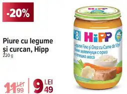 Carrefour Market Piure cu legume şi curcan, Hipp Ofertă