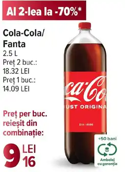 Carrefour Market Cola-Cola/ Fanta Ofertă