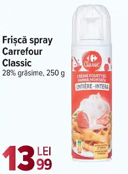 Carrefour Market Frişcă spray Carrefour Classic Ofertă
