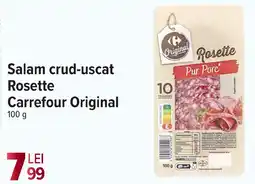 Carrefour Market Salam crud-uscat Rosette Carrefour Original Ofertă