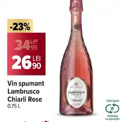 Carrefour Market Vin spumant Lambrusco Chiarli Rose Ofertă