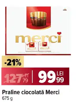 Carrefour Market Praline ciocolată Merci Ofertă