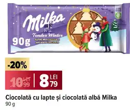 Carrefour Market Ciocolată cu lapte și ciocolată albă Milka Ofertă