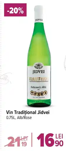 Carrefour Market Vin Tradițional Jidvei Ofertă